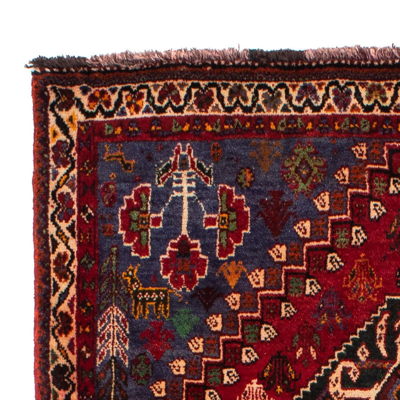 Perski dywan - Nomadyczny - 163 x 111 cm - ciemna czerwień