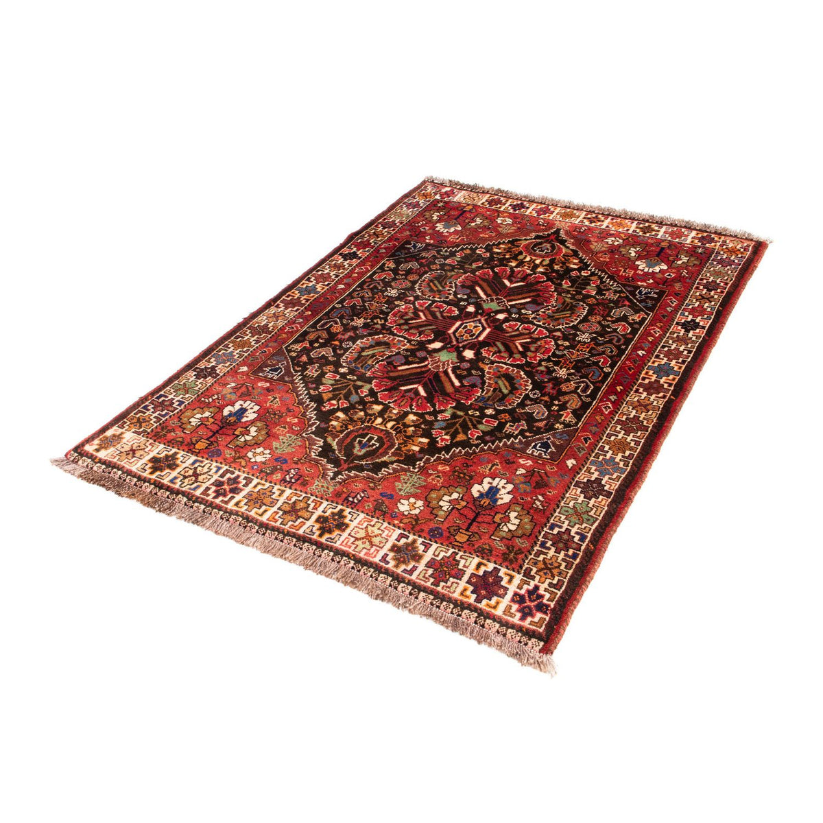 Perski dywan - Nomadyczny - 160 x 112 cm - ciemnoniebieski