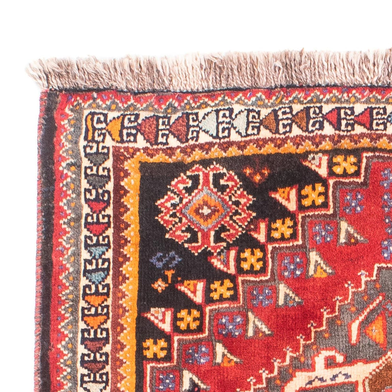 Perski dywan - Nomadyczny - 144 x 83 cm - czerwony