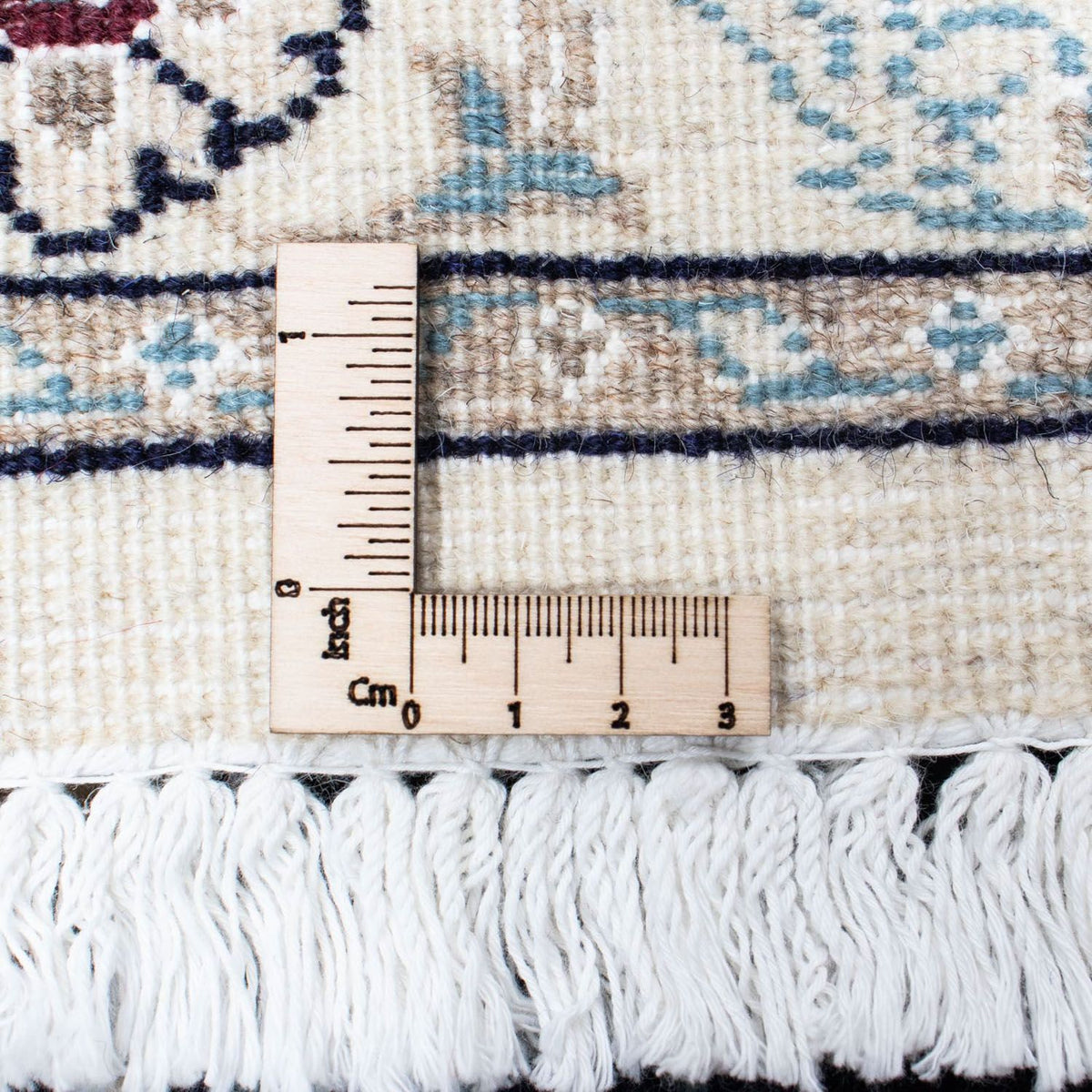 Biegacz Dywan perski - Nain - 400 x 77 cm - ciemnoniebieski