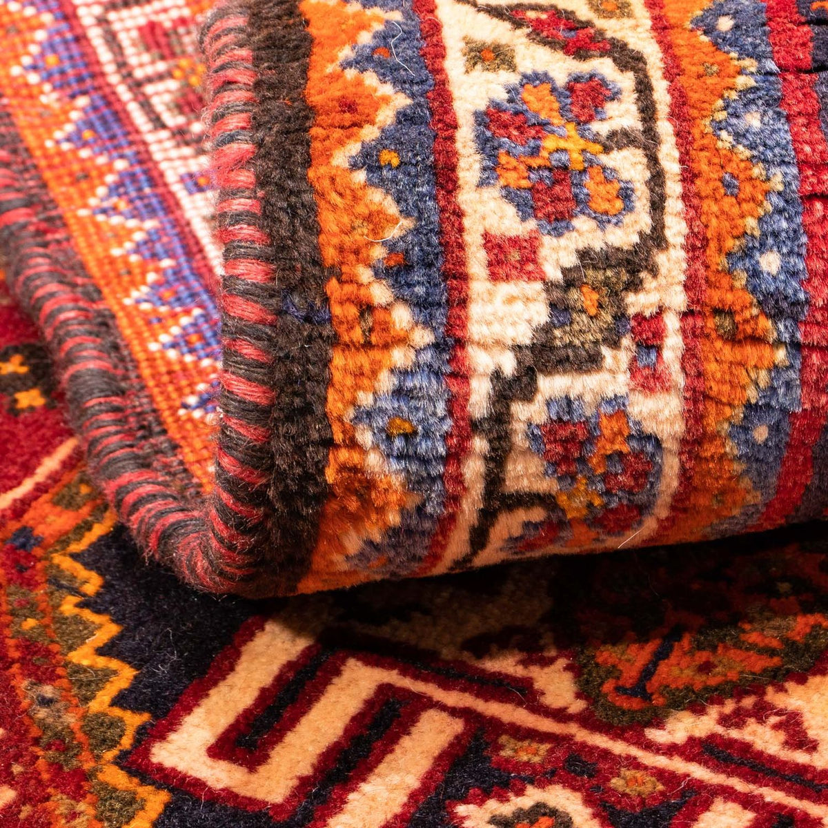 Perski dywan - Nomadyczny - 156 x 83 cm - ciemna czerwień