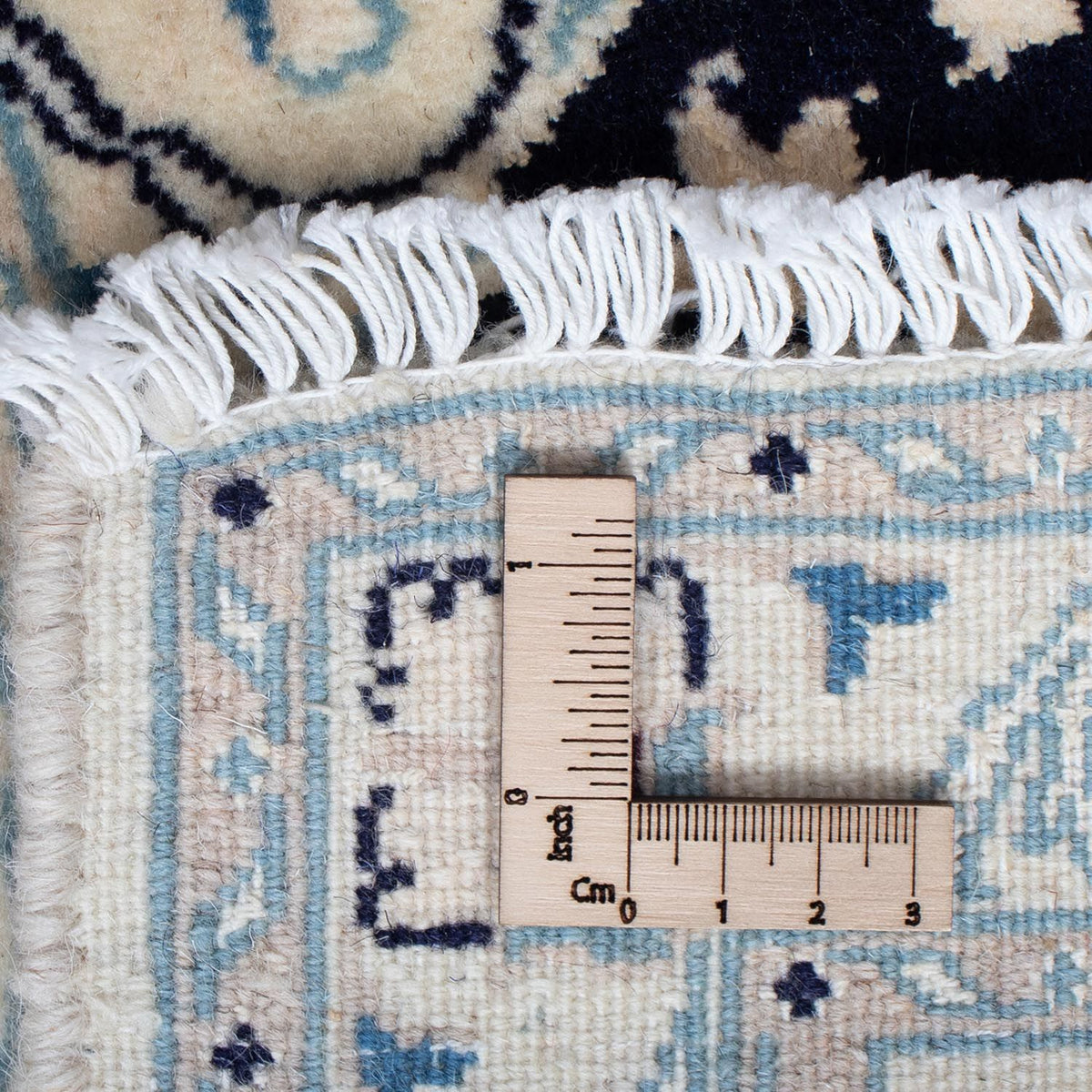 Dywan perski - Nain - Królewski - 86 x 57 cm - ciemnoniebieski