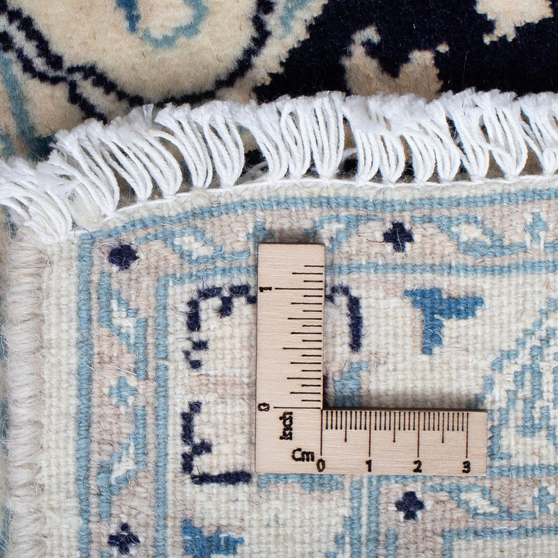 Dywan perski - Nain - Królewski - 86 x 57 cm - ciemnoniebieski