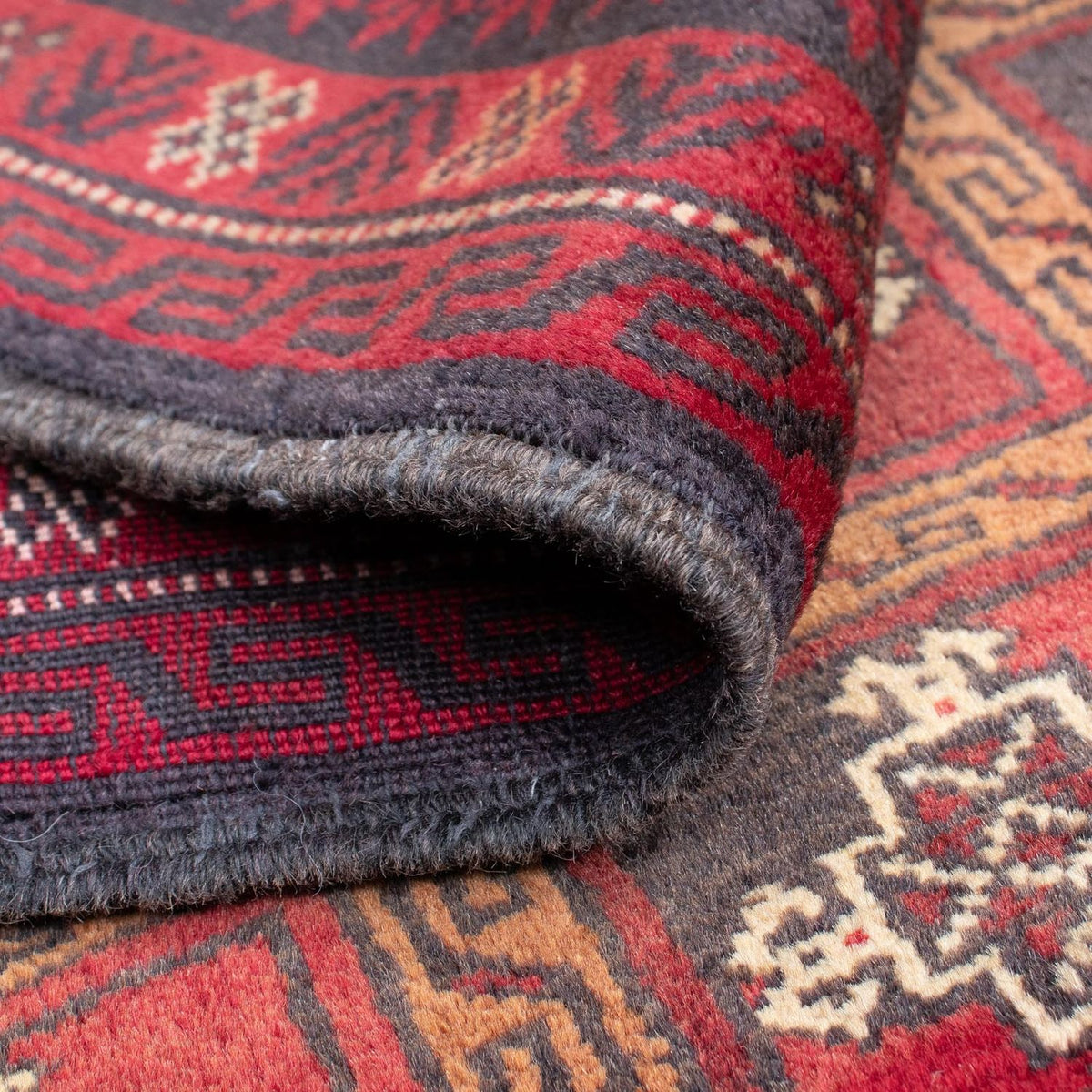 Dywan beludżycki - 150 x 97 cm - ciemna czerwień