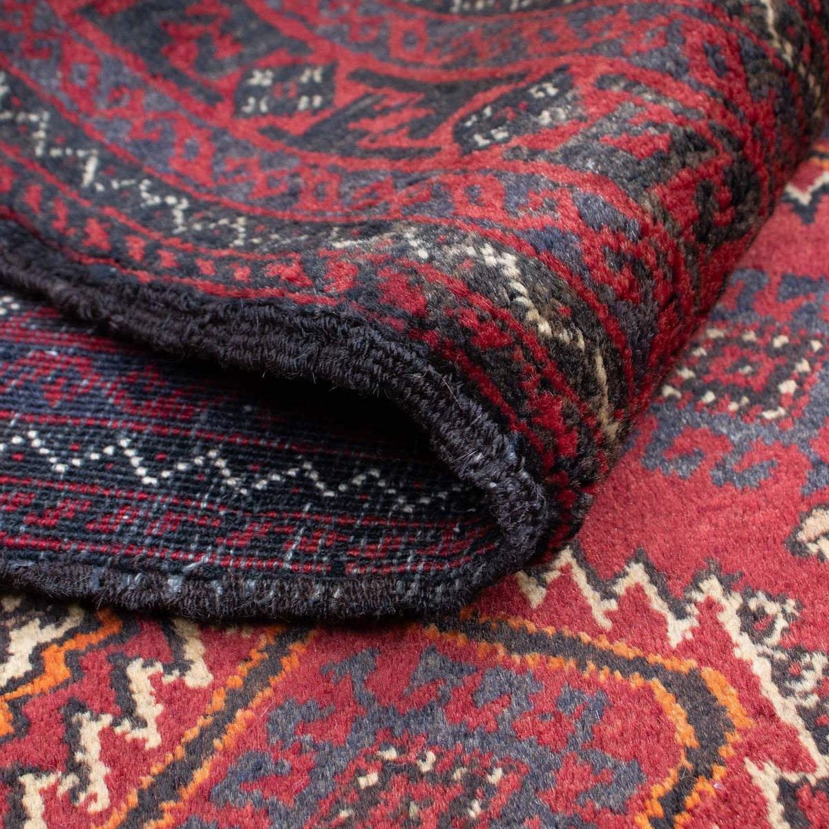 Biegacz Dywan beludżycki - 164 x 80 cm - ciemna czerwień