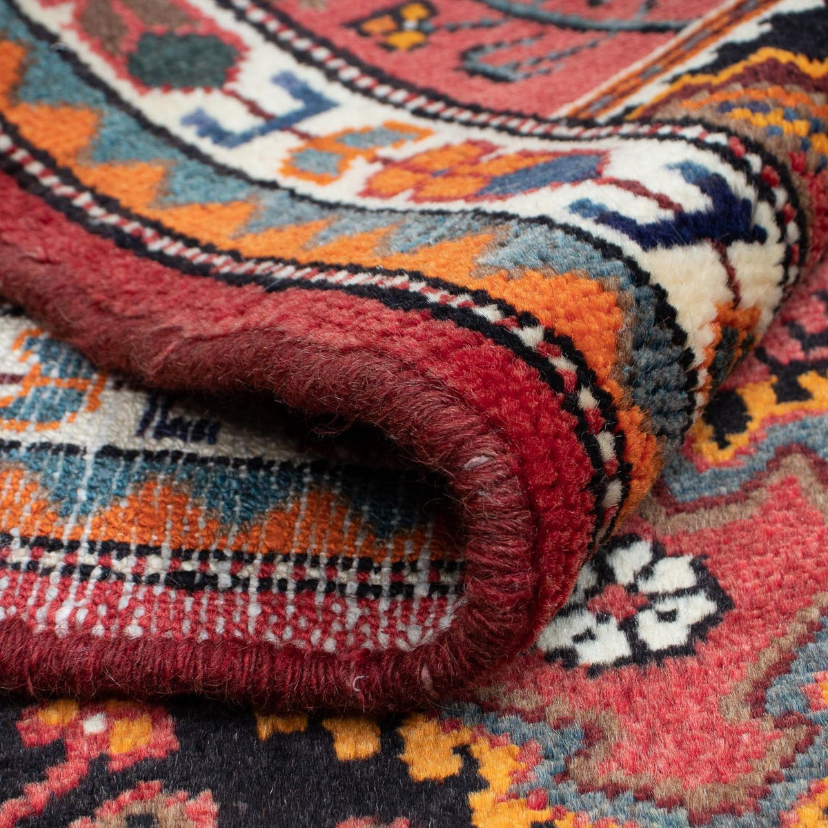 Perski dywan - Nomadyczny - 142 x 90 cm - jasna czerwień