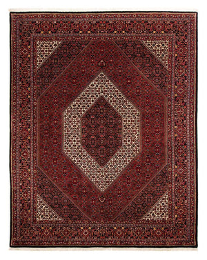 Dywan perski - Bijar - 253 x 200 cm - ciemna czerwień