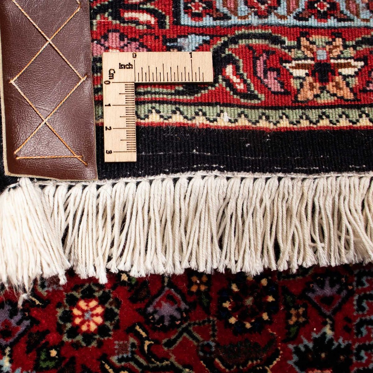 Dywan perski - Bijar - 253 x 200 cm - ciemna czerwień