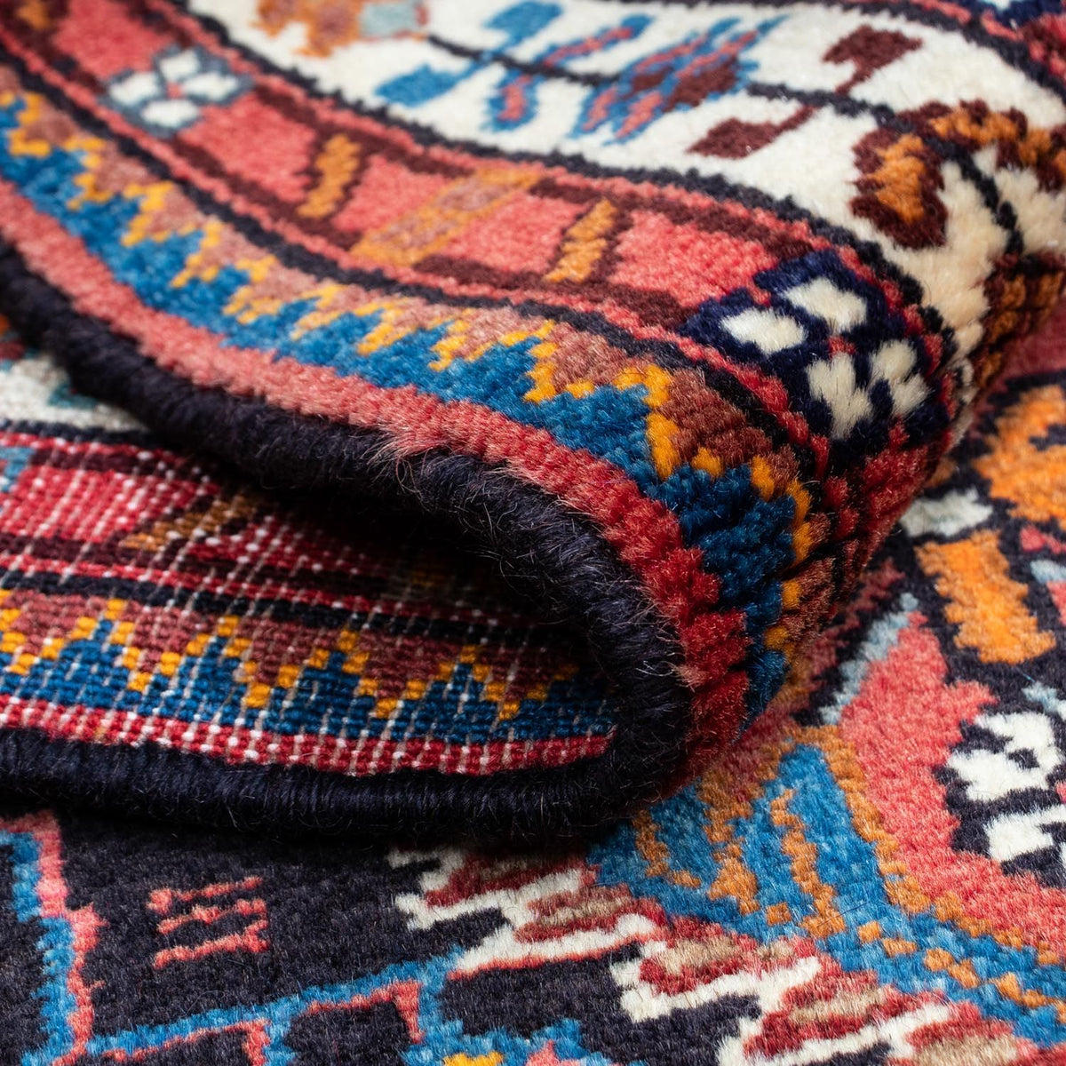 Perski dywan - Nomadyczny - 122 x 80 cm - jasna czerwień