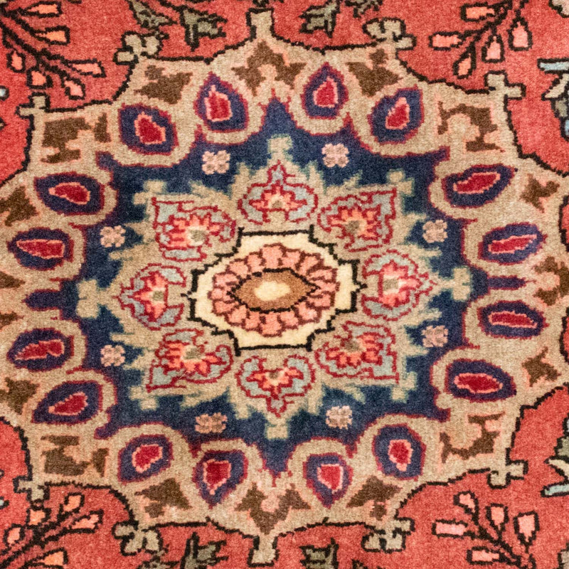 Dywan perski - Bijar - 223 x 132 cm - jasna czerwień