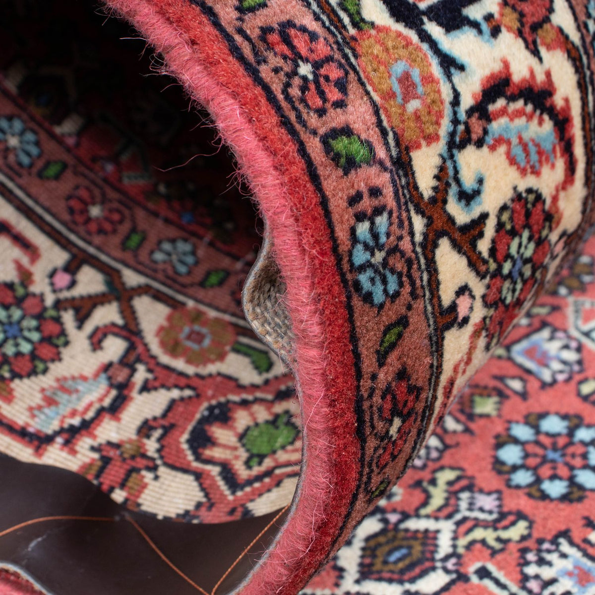 Biegacz Dywan perski - Bijar - 296 x 81 cm - jasna czerwień