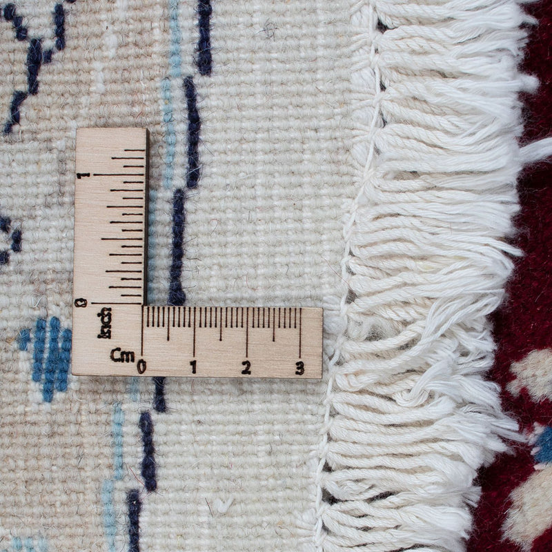 Dywan perski - Nain okrągły  - 250 x 250 cm - ciemna czerwień