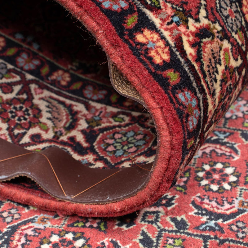 Biegacz Dywan perski - Bijar - 290 x 85 cm - ciemna czerwień