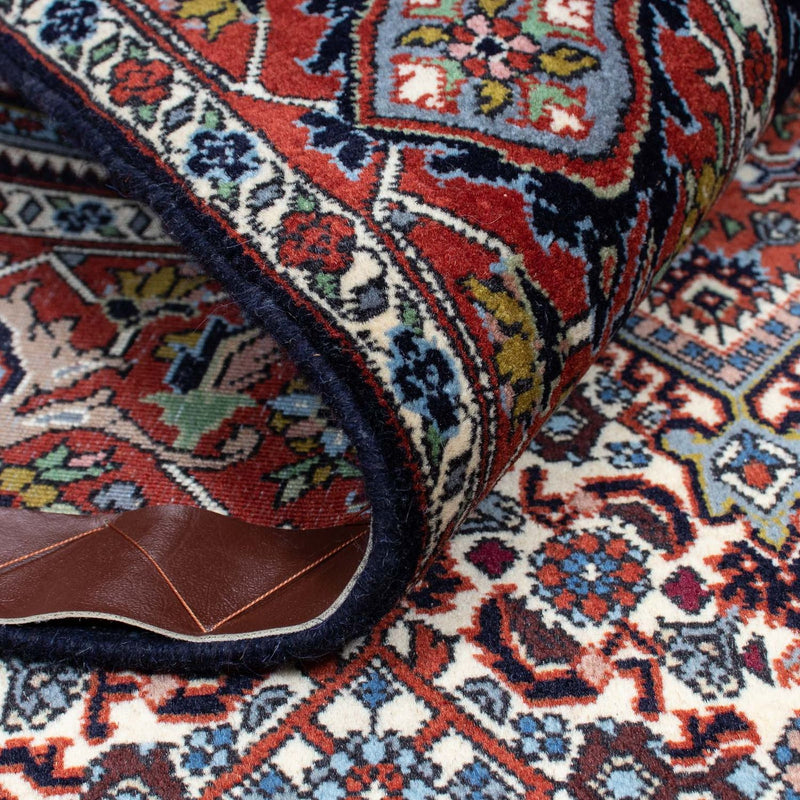 Dywan perski - Bijar - 199 x 135 cm - ciemnoniebieski