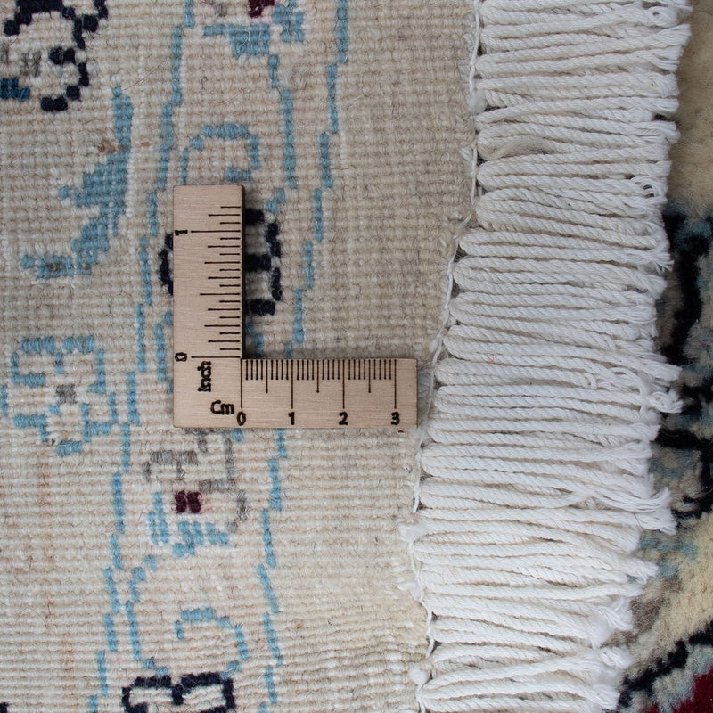 Dywan perski - Nain okrągły  - 302 x 302 cm - ciemna czerwień