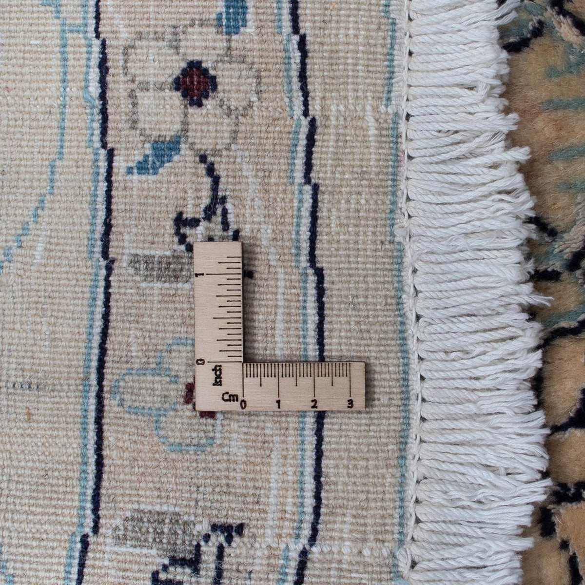 Dywan perski - Nain okrągły  - 246 x 246 cm - ciemna czerwień