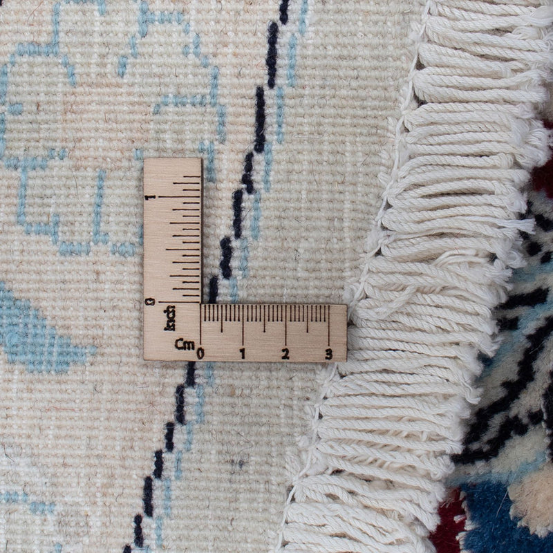 Dywan perski - Nain okrągły  - 293 x 293 cm - ciemna czerwień