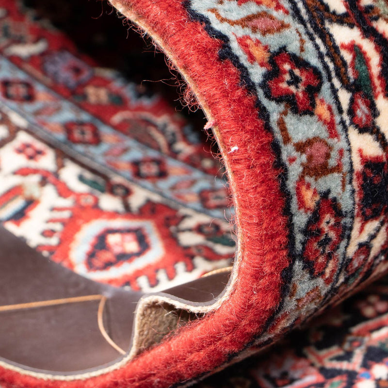 Biegacz Dywan perski - Bijar - 212 x 73 cm - czerwony