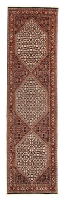 Biegacz Dywan perski - Bijar - 308 x 83 cm - wielokolorowy