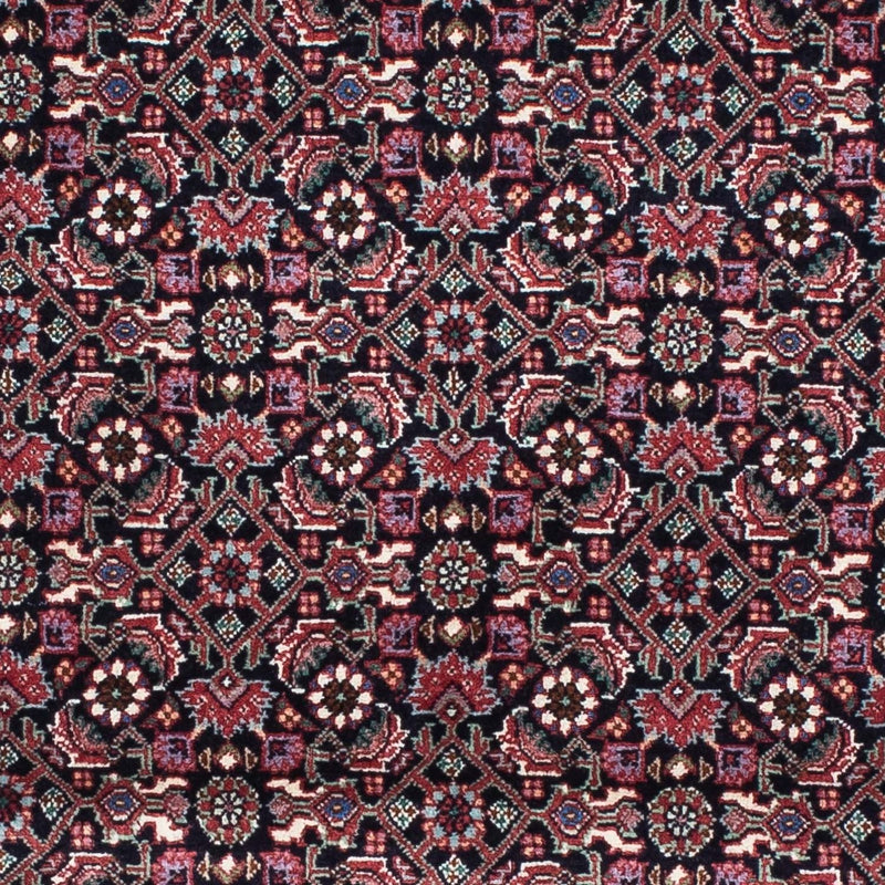 Biegacz Dywan perski - Bijar - 200 x 74 cm - ciemnoniebieski