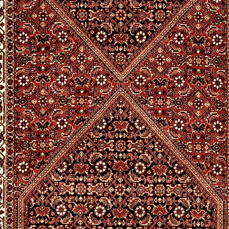 Biegacz Dywan perski - Bijar - 313 x 81 cm - wielokolorowy