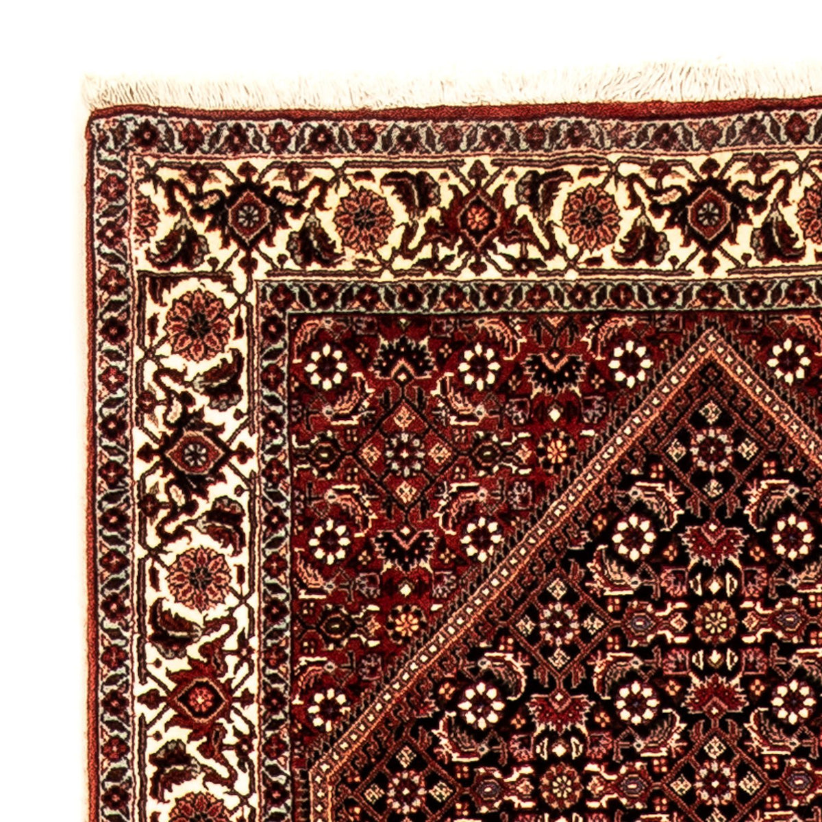 Biegacz Dywan perski - Bijar - 313 x 81 cm - wielokolorowy