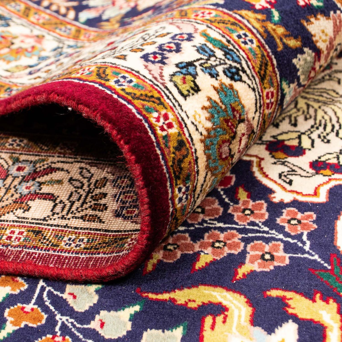 Dywan perski - Tabriz - Królewski - 400 x 297 cm - ciemna czerwień