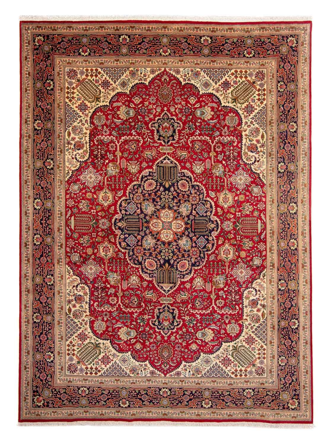 Dywan perski - Tabriz - Królewski - 337 x 243 cm - czerwony
