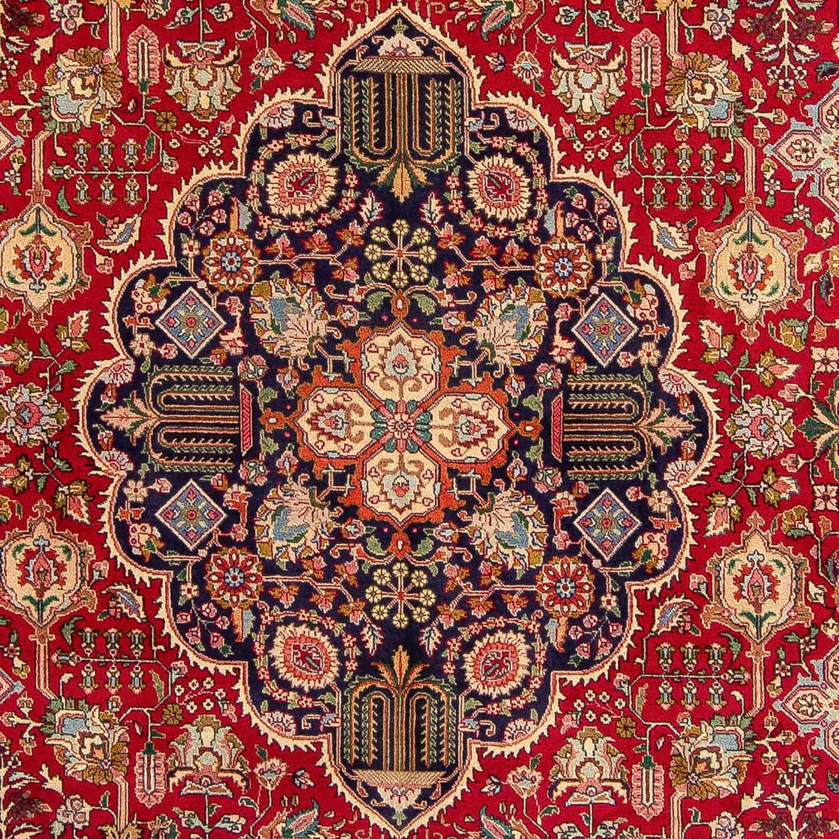 Dywan perski - Tabriz - Królewski - 337 x 243 cm - czerwony