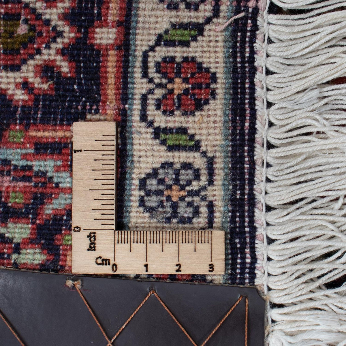 Biegacz Dywan perski - Bijar - 291 x 84 cm - ciemna czerwień