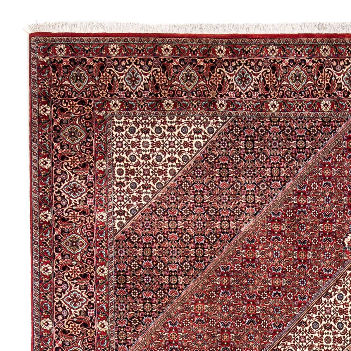Perski dywan - Bijar - Royal - 352 x 254 cm - czerwony