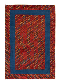 Dywan Gabbeh - Loribaft Perski - 157 x 104 cm - czerwony