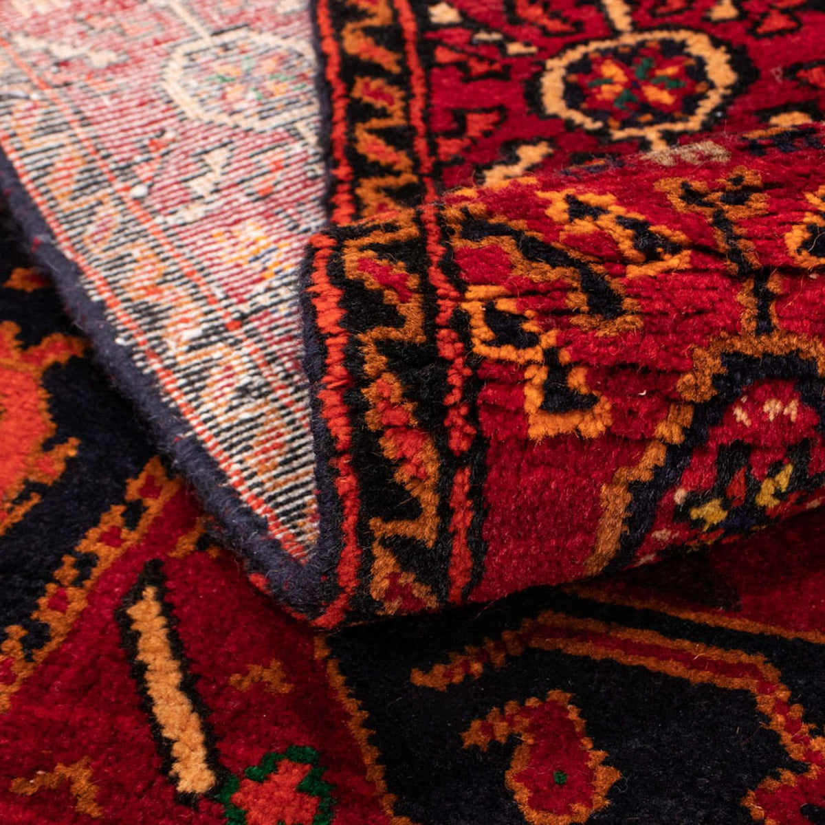 Dywan beludżycki - 203 x 130 cm - czerwony