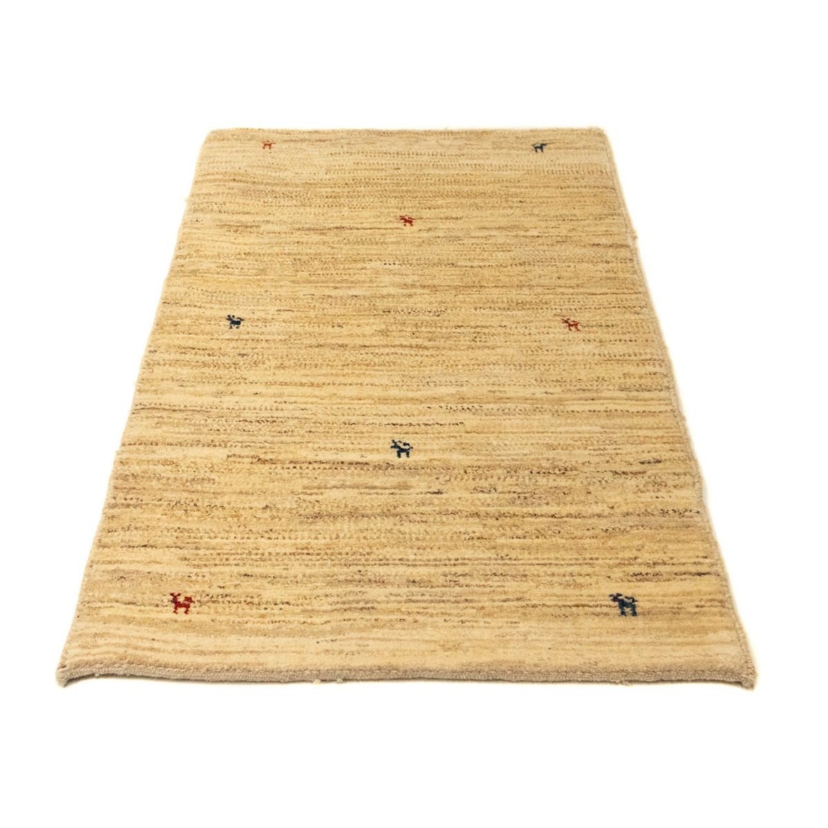 Dywan Gabbeh - perski - 135 x 78 cm - beżowy