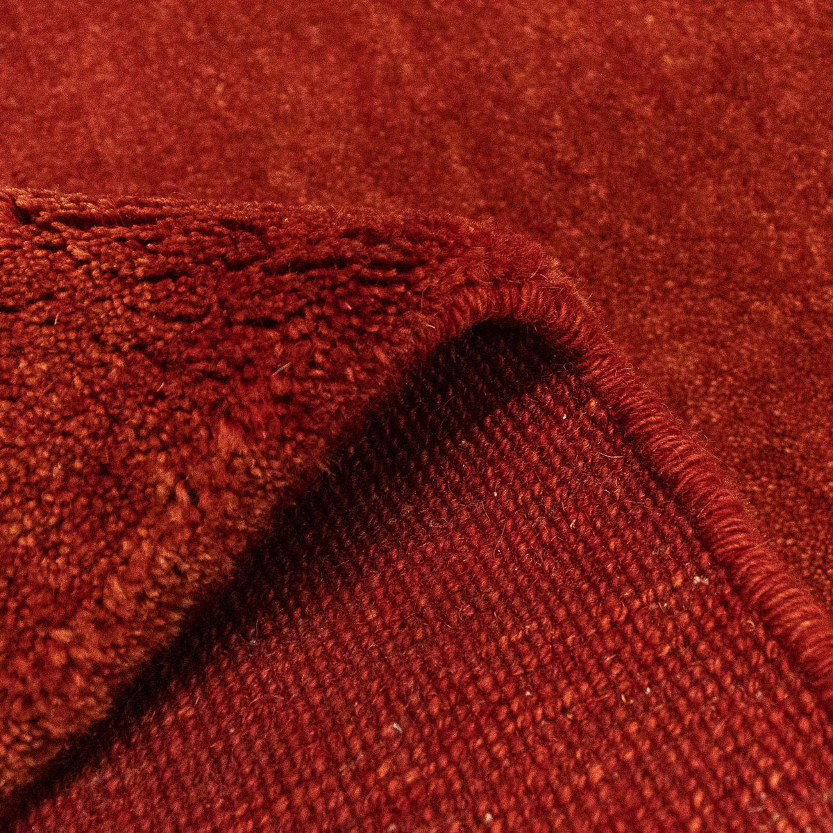 Dywan Gabbeh - perski - 125 x 82 cm - ciemna czerwień