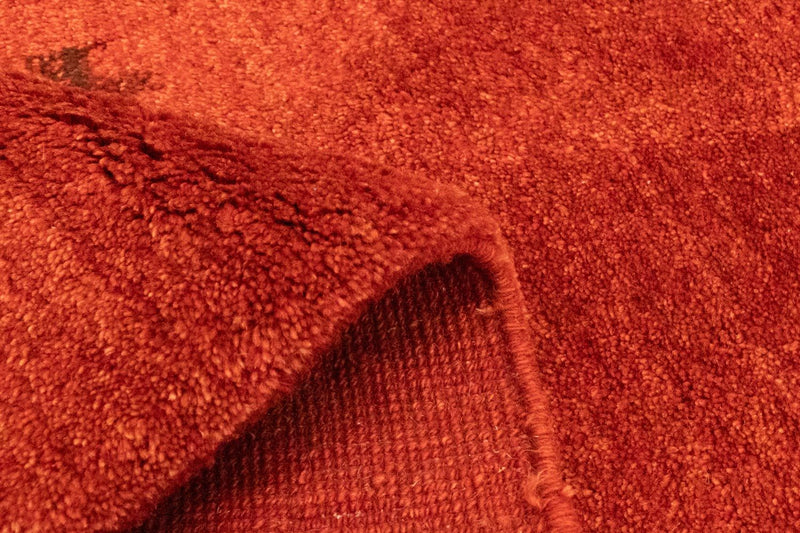 Dywan Gabbeh - perski - 147 x 76 cm - czerwony