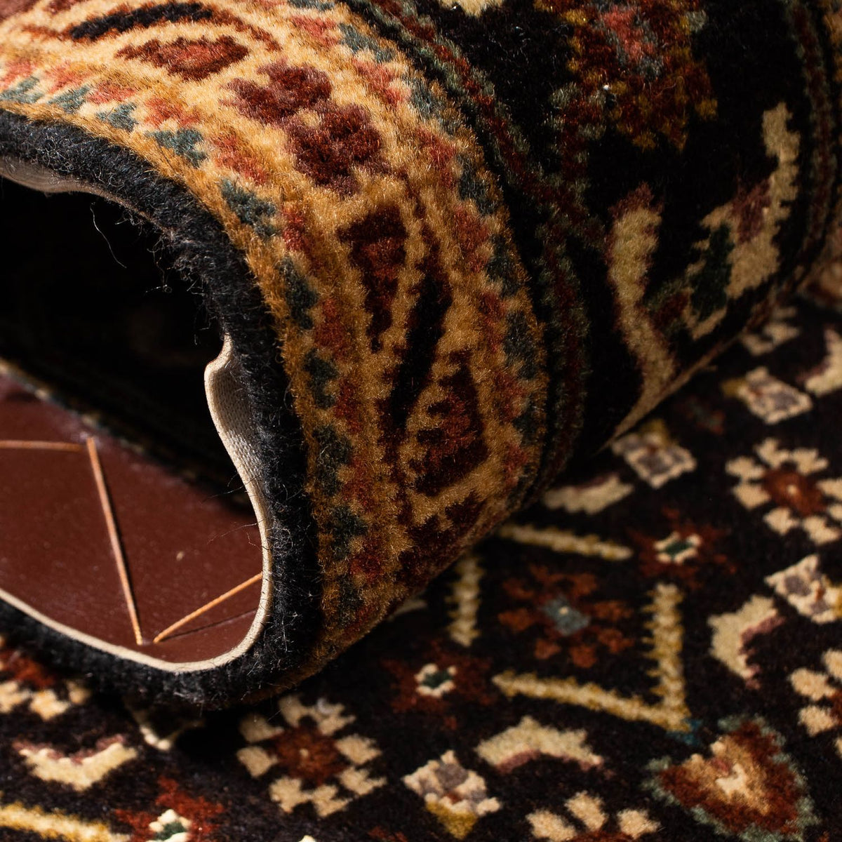 Biegacz Dywan perski - Tabriz - 292 x 68 cm - wielokolorowy