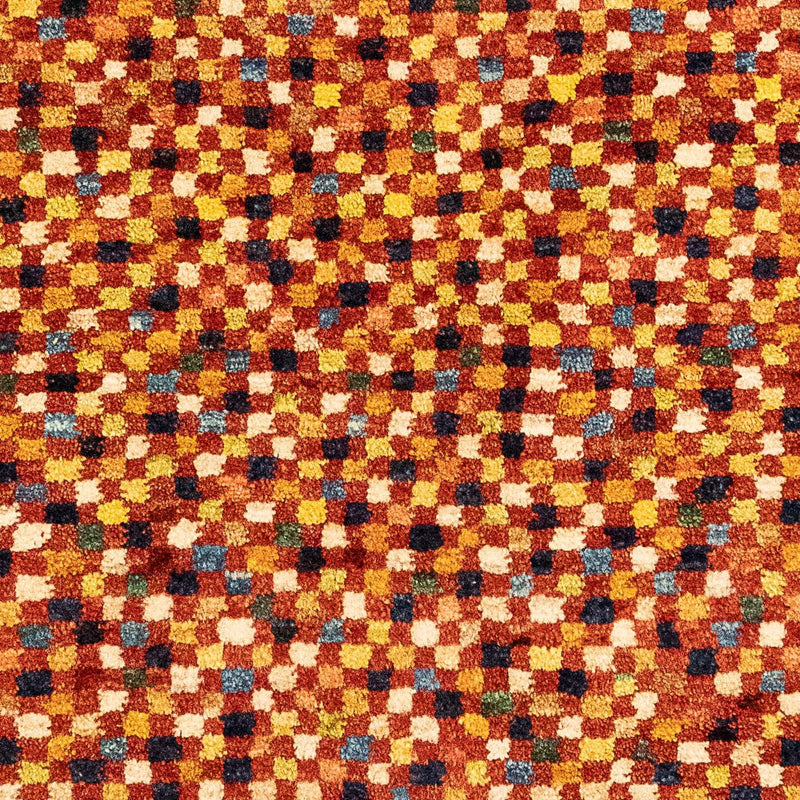 Dywan Gabbeh - perski - 135 x 72 cm - ciemna czerwień