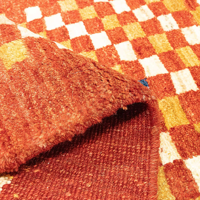 Dywan Gabbeh - perski - 140 x 72 cm - rdza