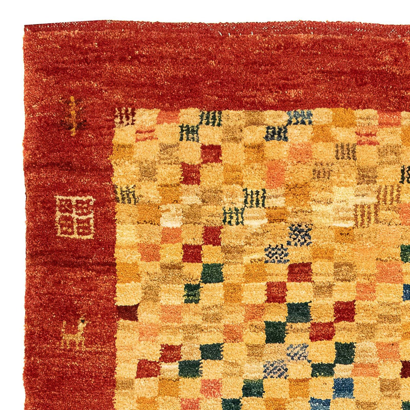 Dywan Gabbeh - perski - 139 x 78 cm - beżowy