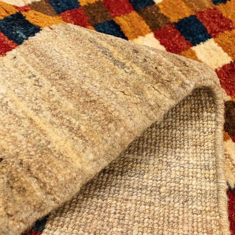 Dywan Gabbeh - perski - 138 x 72 cm - beżowy