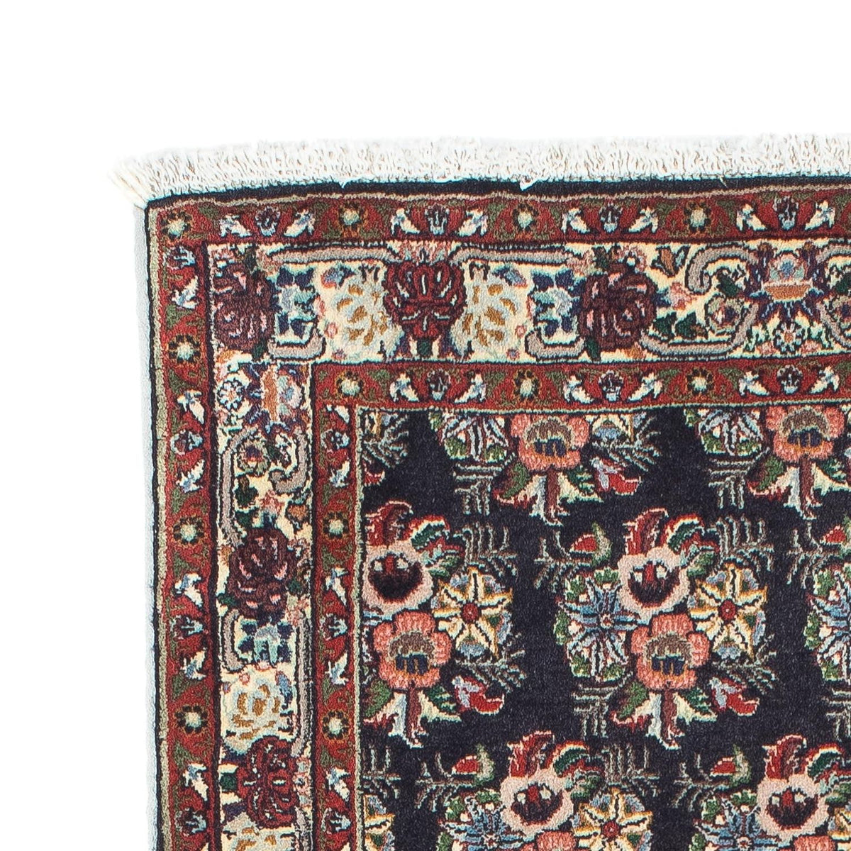 Biegacz Dywan perski - Bijar - 198 x 70 cm - szary