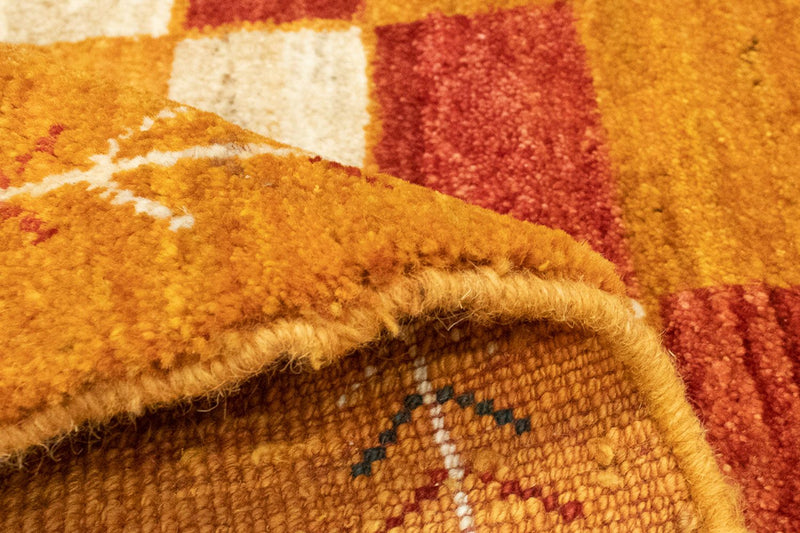 Dywan Gabbeh - perski - 146 x 103 cm - wielokolorowy