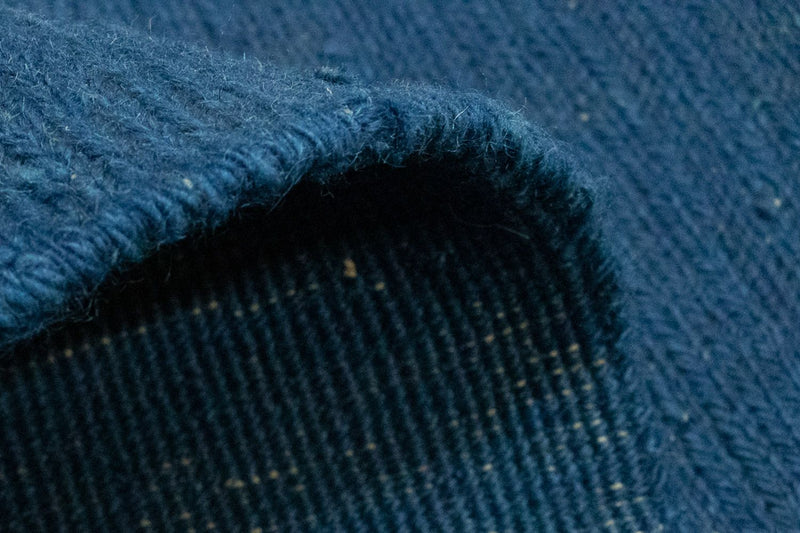 Dywan Gabbeh - perski - 86 x 63 cm - ciemnoniebieski