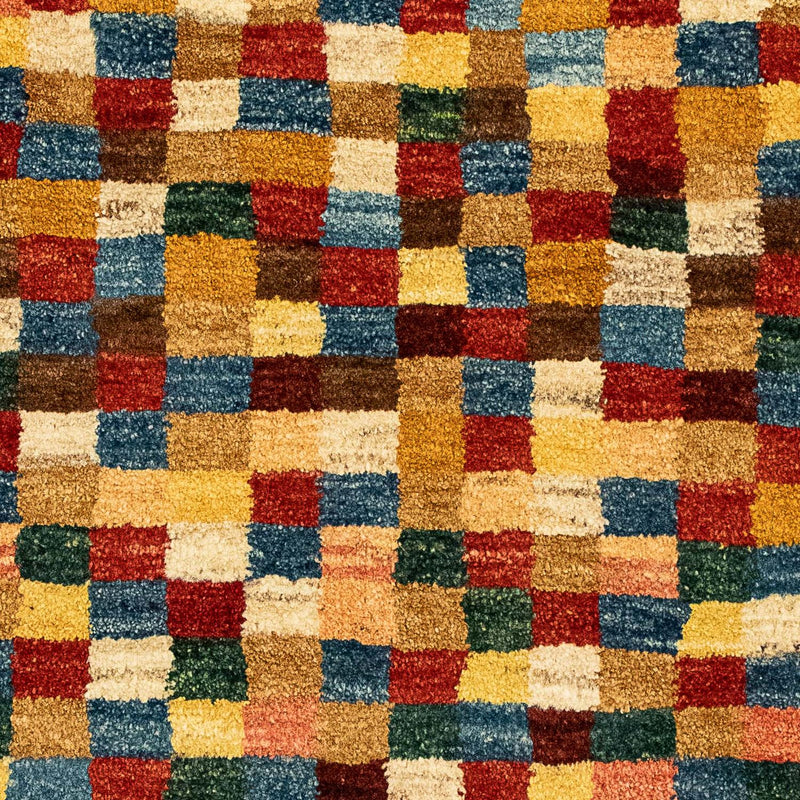 Dywan Gabbeh - perski - 137 x 73 cm - brązowy