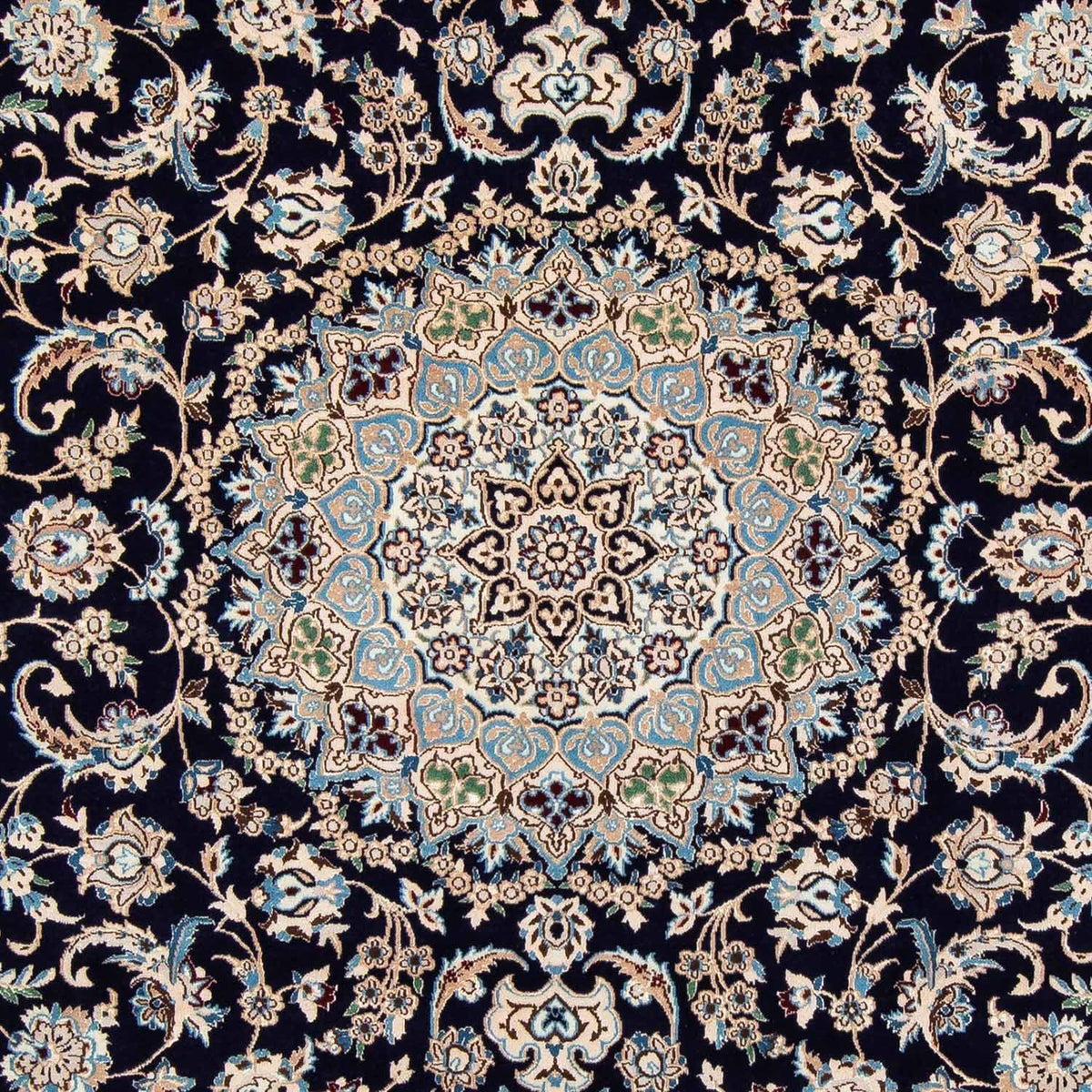 Dywan perski - Nain - Królewski - 296 x 204 cm - czarny