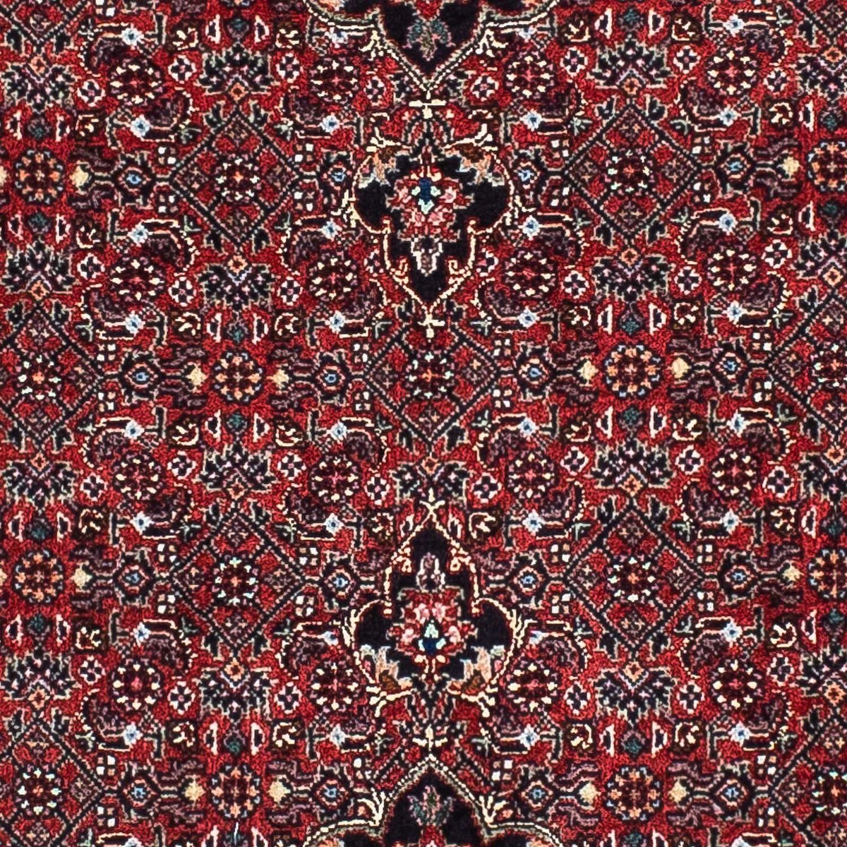 Biegacz Dywan perski - Bijar - 203 x 100 cm - czerwony