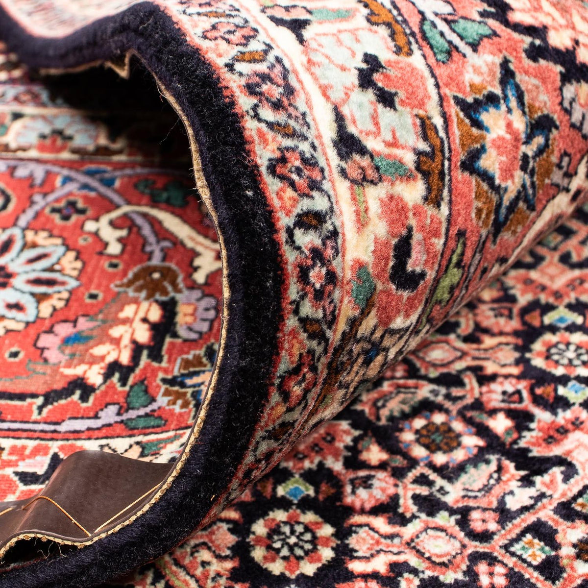 Dywan perski - Bijar - 388 x 302 cm - brązowy