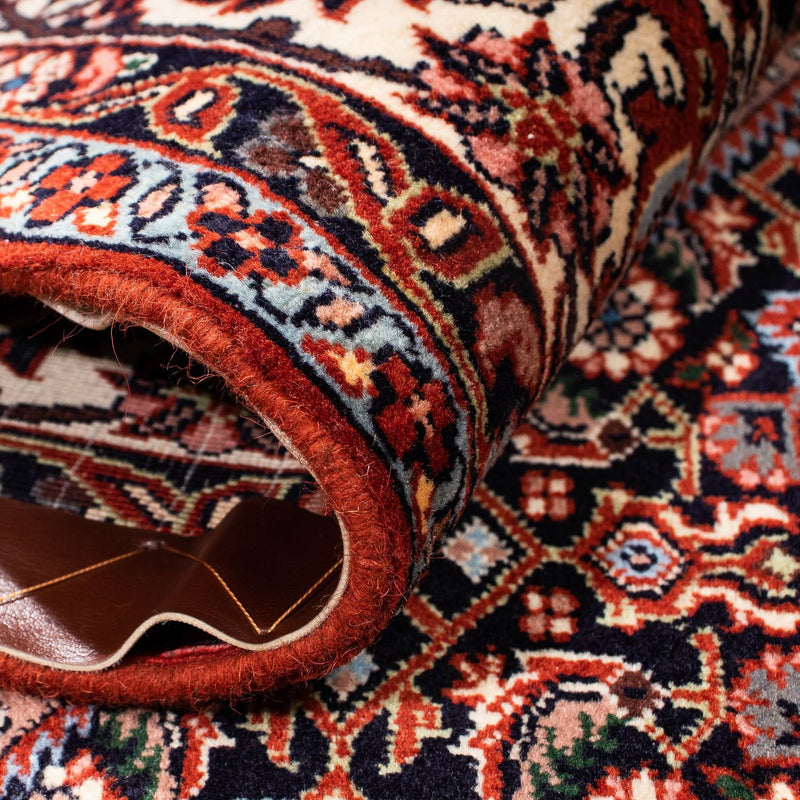 Dywan perski - Bijar - 241 x 170 cm - ciemna czerwień