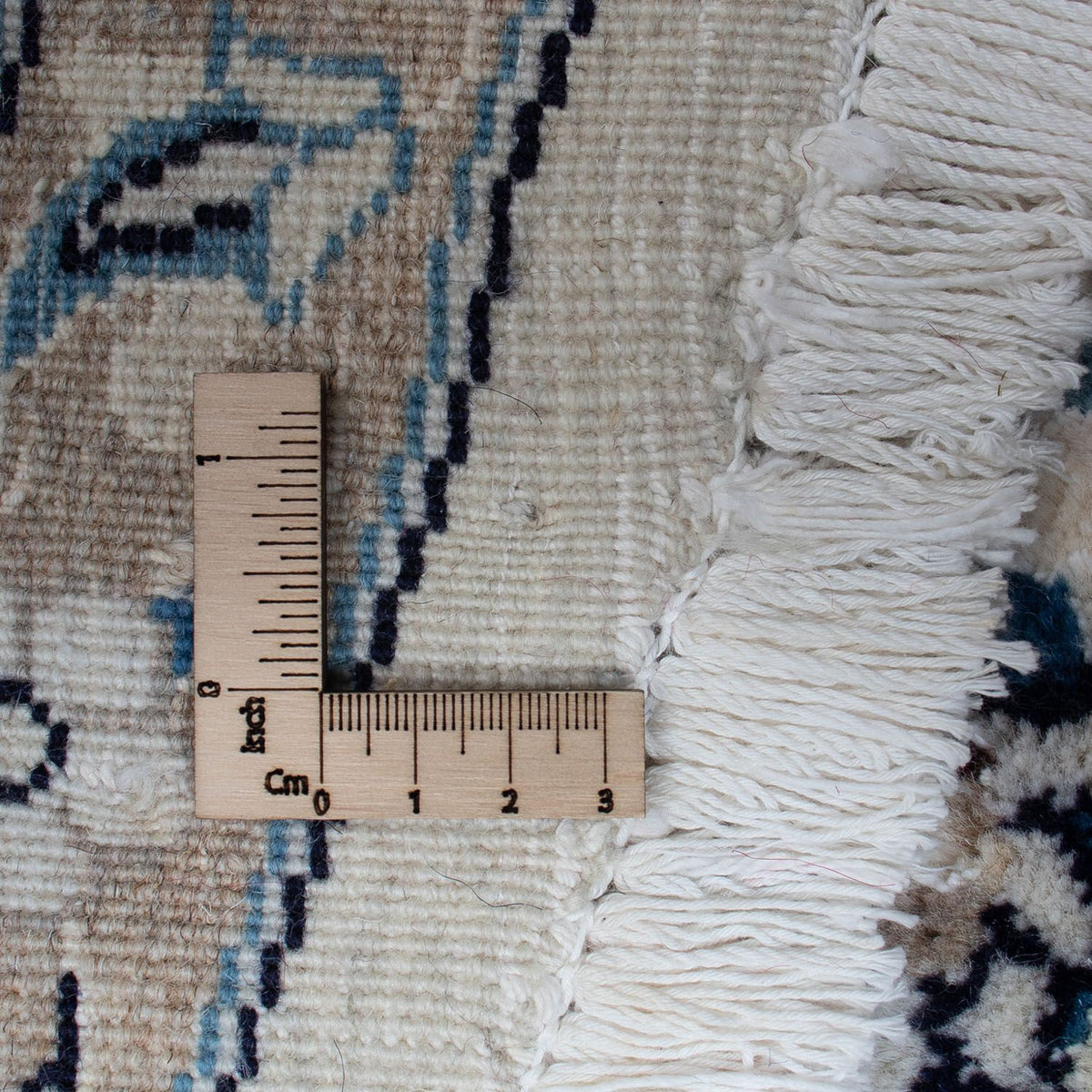 Dywan perski - Nain okrągły  - 245 x 245 cm - ciemna czerwień